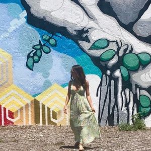 Gorgeous silk & beaded maxi dress